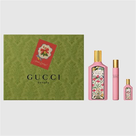 gucci flora fragrance gift set|gucci gorgeous gardenia gift set.